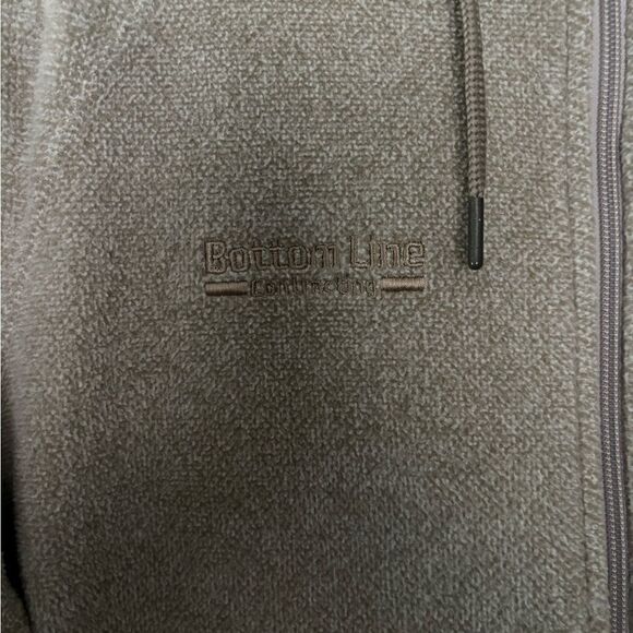 Men's Carhartt Full Zip Hoodie SZ XL Tan Embroidered Basic Workwear Fleece - Picture 8 of 8